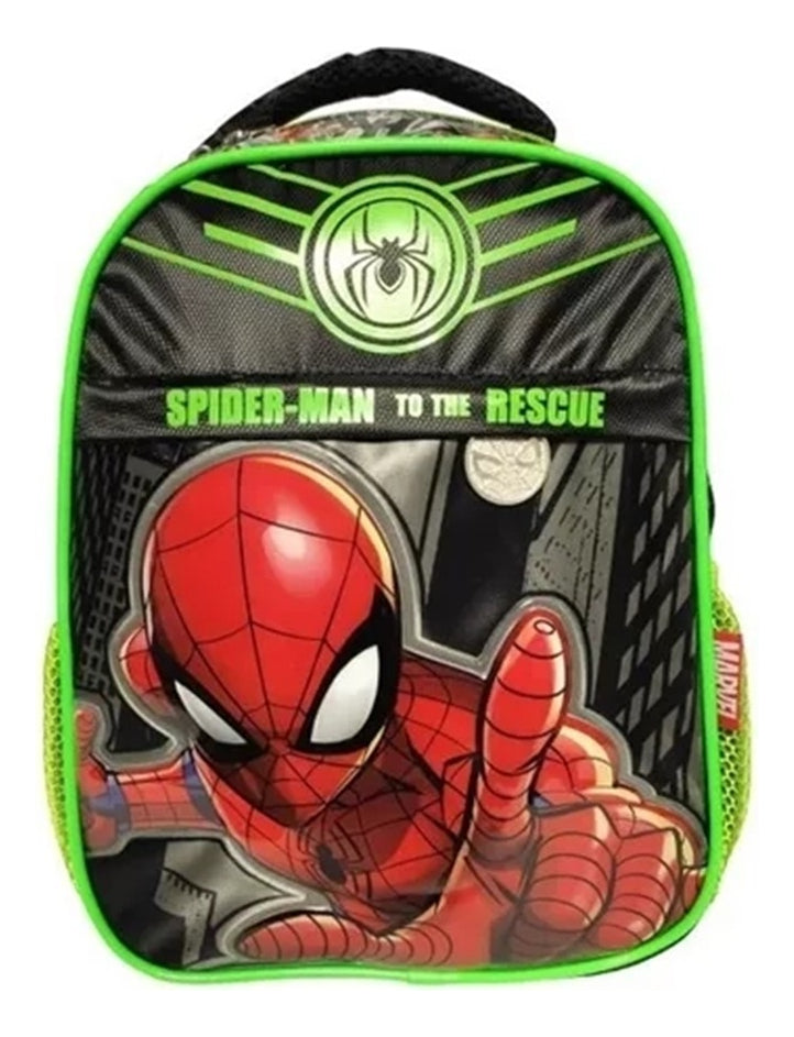 Mochila Pequeña Preescolar Ruz Marvel Spiderman Hombre Araña 174520 Coleccion Rescue