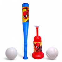 CYC Lanzador de bola de Beisbol Con Bate de Spiderman Juguete de Importación T379798