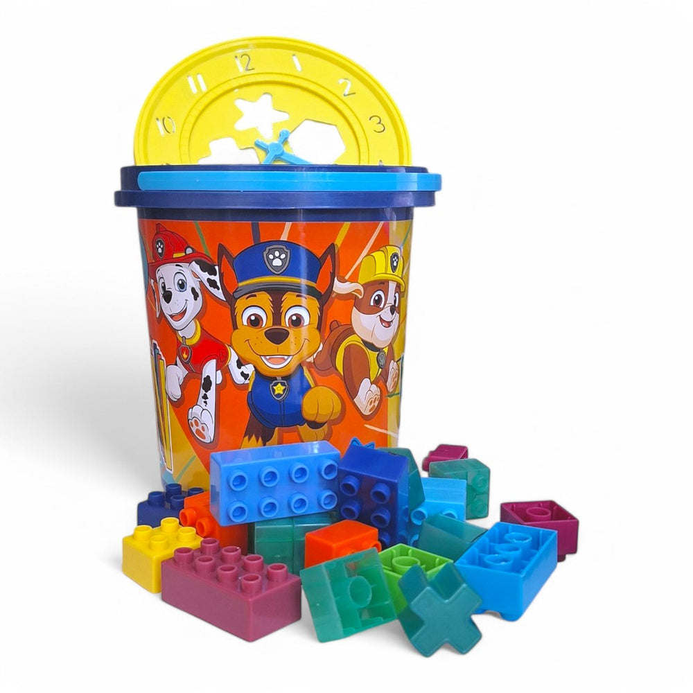 Cubeta De Bloques De Formas Paw Patrol Juguete de Importacion T379139