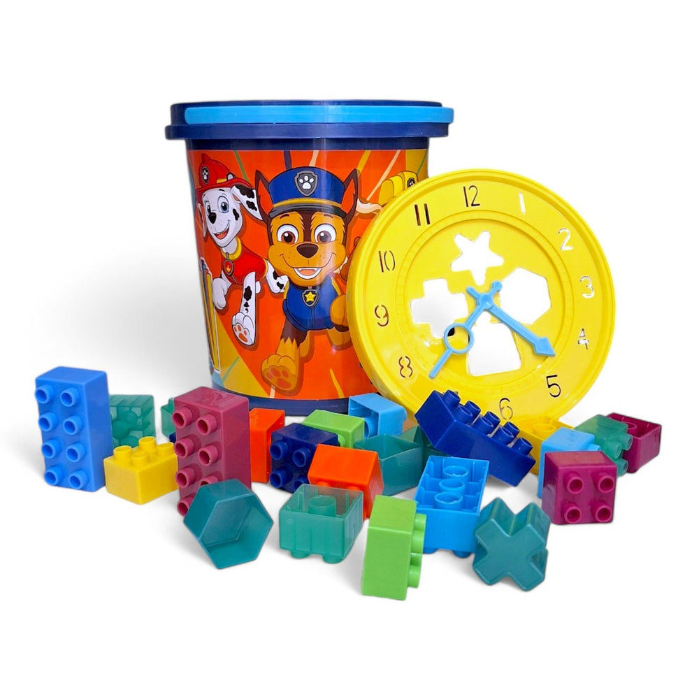 Cubeta De Bloques Paw Patrol T379139 Juguete de Importacion