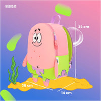 Mochila con la Figura Patricio De Bob Esponja Yadatex
