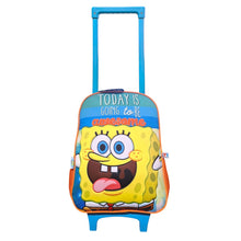 Cargar imagen en el visor de la galería, FM Mochila Ruedas Escolar Grande Bob Esponja SB104A15WH
