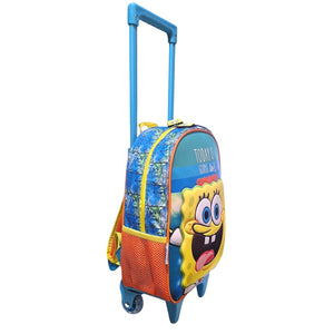 FM Mochila Chica kinder Preescolar Bob Esponja SB104K05WH