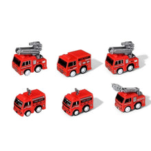 Cargar imagen en el visor de la galería, CYC Set de 6 Camion De Bomberos de Friccion 19512724502
