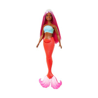 Barbie Fantasía Muñeca Sirenas Cabello de Colores
