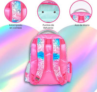 Mochila Escolar Barbie Unicornio Yadatex Porta Laptop BRB014-BP141A
