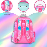 Mochila Escolar Barbie Unicornio Yadatex Porta Laptop BRB014-BP141A