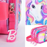 Lapicera Estuche Escolar Barbie Unicornio BRB014-PC059A
