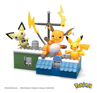 Mega Juguete De Construcción Set De Evoluciones De Pikachu HKT23 Mattel

