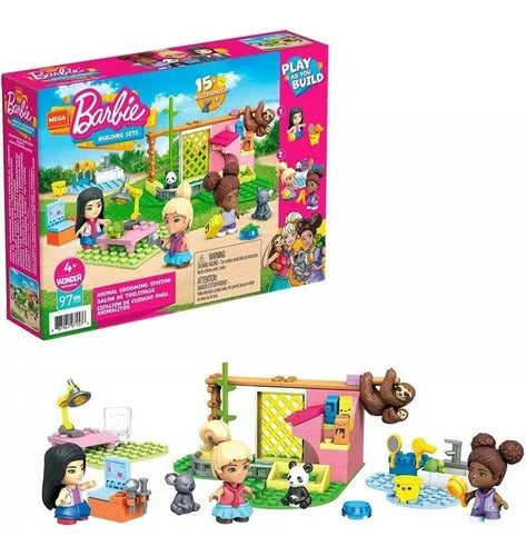 Barbie Estacion De Cuidado Para Animalitos Mega Construx Mattel