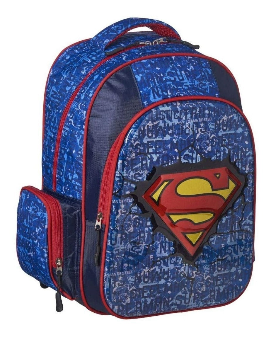 Mochila Primaria Superman Marca Fotorama SP00238MB