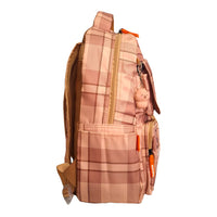 FM Mochila Grande Escolar Capybara Cuadros
