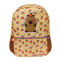 FM Mochila Grande Escolar Estampado Capybaras
