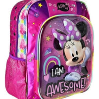 Mochila Escolar Grande Primaria Ruz Minnie Disney Mimi Niña Awes Coleccion Color Rosa