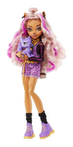 Clawdeen Wolf Monster High Muñeca Mascota HHK52 Mattel