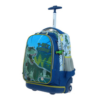 Mochila Con Ruedas Grande Azul Chenson Dinosaurio Trerror CO66404-9
