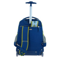 Mochila Con Ruedas Grande Azul Chenson Dinosaurio Trerror CO66404-9
