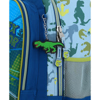 Mochila Con Ruedas Grande Azul Chenson Dinosaurio Trerror CO66404-9