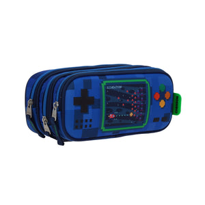 Lapicera Escolar Triple Cierre Chenson Gamer CO70337-9 GALAGA