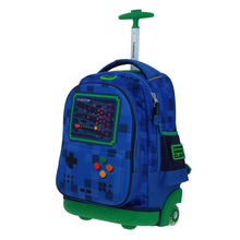 Cargar imagen en el visor de la galería, Mochila Grande Con Ruedas Y Luces Led Chenson Gamer GALAGA CO70338-9
