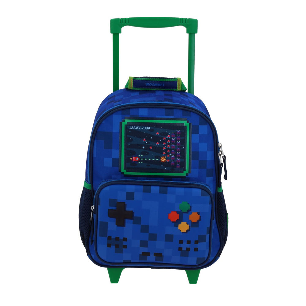 Mochila Chica Chenson Con Ruedas Escolar Kinder Gamer GALAGA CO70339-9