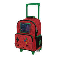 Mochila Chica Chenson Con Ruedas Escolar Kinder Gamer GALAGA CO70339-R

