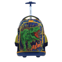 Cargar imagen en el visor de la galería, Mochila Grande Con Ruedas Y Luces Led Chenson Dinosaurio T-Rex KORAV CO70438-9
