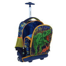 Cargar imagen en el visor de la galería, Mochila Grande Con Ruedas Y Luces Led Chenson Dinosaurio T-Rex KORAV CO70438-9
