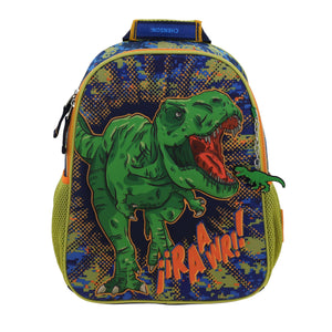 Mochila Chica Chenson Escolar Kinder Dinosaurio T-Rex KORAV CO70440-9