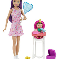 Muñeca Barbie Sisters & Pets Skipper Niñera Cumpleaños