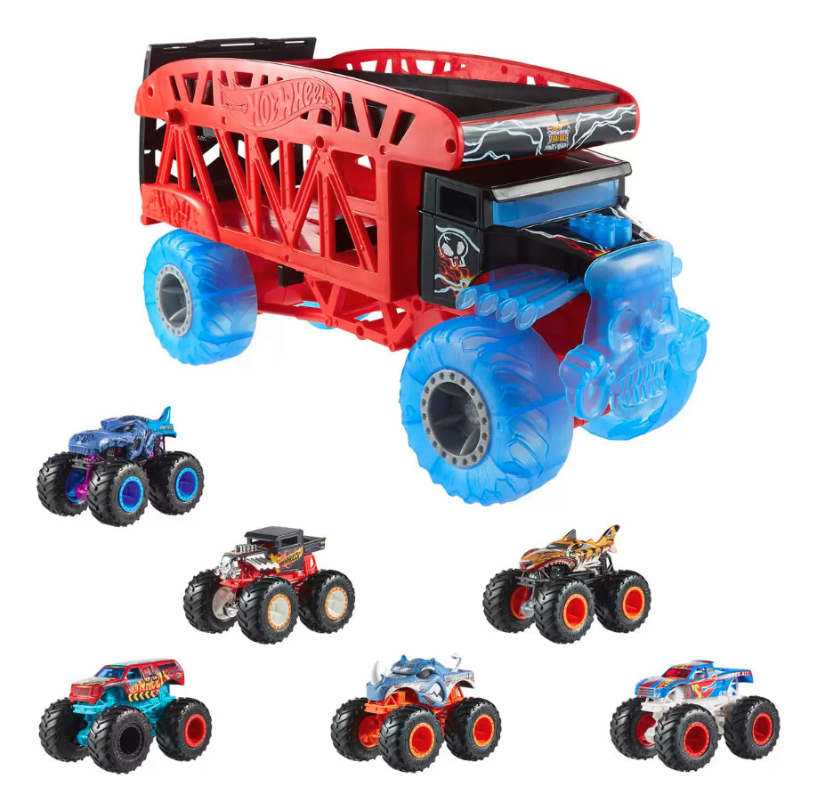 Hot Wheels Transportador De Vehiculos Monster Trucks HYR67