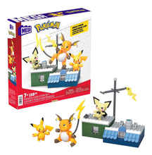 Cargar imagen en el visor de la galería, Mega Juguete De Construcción Set De Evoluciones De Pikachu HKT23 Mattel
