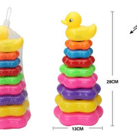 CYC Pila De Aritos Pato Con Aros Didactico Juguete de Importacion HP1111927