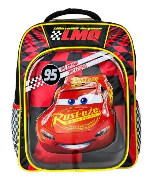 Mochila Escolar Grande Primaria Ruz Disney Cars Rayo Mcqueen 174605 Champ Coleccion