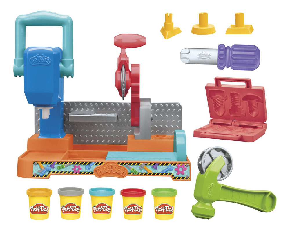 Juego De Banco De Herramientas Play-doh Para Niños De 3 Años