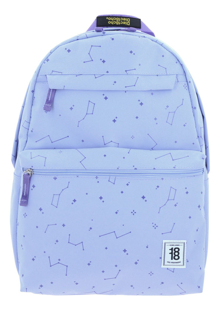 Mochila Grande Chenson 1818 Juvenil Escolar Colors 1866485-V Lila