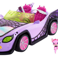 Coche De Juguete Monster High Ghoul Mobile Con Mascota
