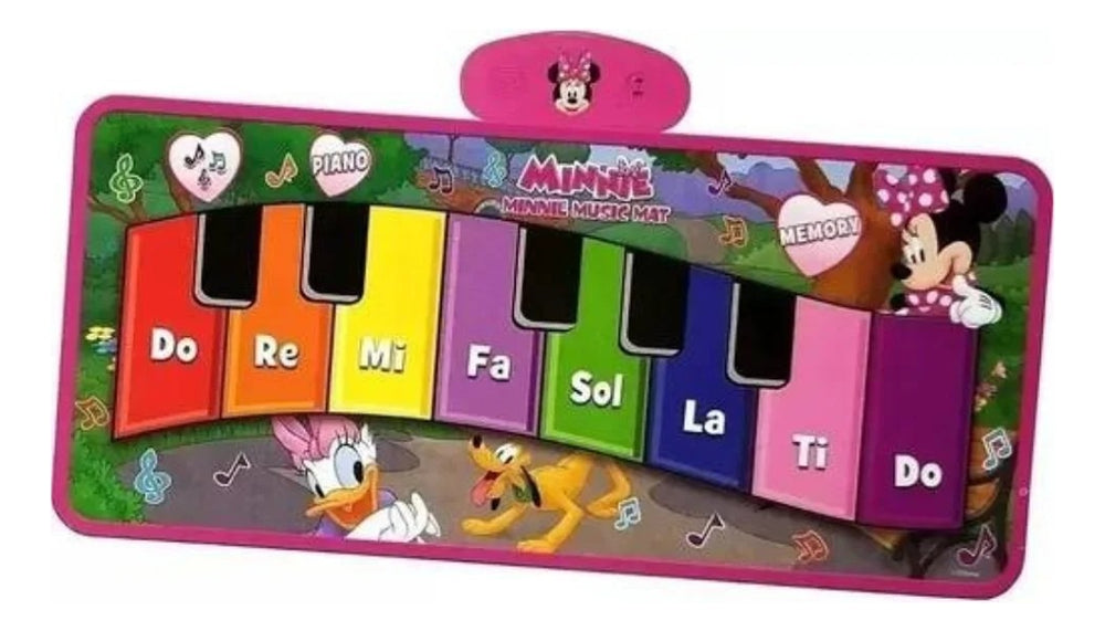 Alfombra Piano Musical Interactivo Minnie Mouse Juguete de Importacion 1031