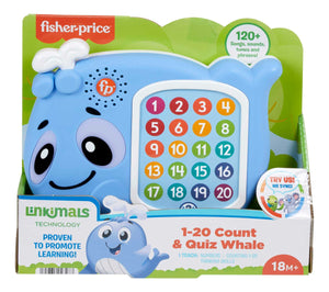 Fisher-price Linkimals Juguete Ballena Cuenta Conmigo HJR73 Mattel