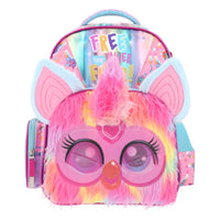 Mochila Grande Escolar Furby Rosa
