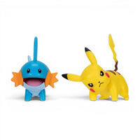 Pack 2 Figuras de Batalla Pokemon Pikachu y Mudkip PKW3592
