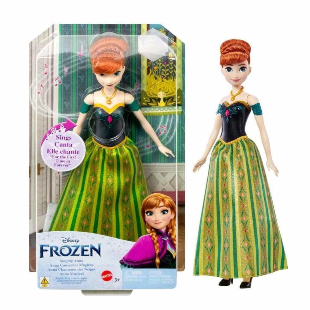 Muñeca Frozen Anna Canciones Magicas HMG480 Mattel