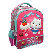 Cargar imagen en el visor de la galería, FM Mochila Chica Kinder La Casa de Gabby MIAU GB306K80BP
