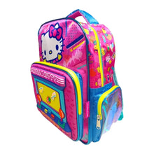 Cargar imagen en el visor de la galería, Mochila Chica Preescolar Kinder Hello Kitty Ruz ARCAD 179175
