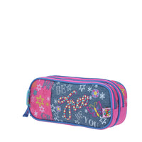 Lapicera Estuche Escolar Happy Girl Mezclilla HG64436-P
