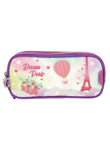 Lapicera Escolar Triple Estuche Grande Chenson Happy Girl HG65879