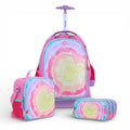 Set Mochila Chenson Con Ruedas Escolar Happy Girl Lili HG66216-P_set