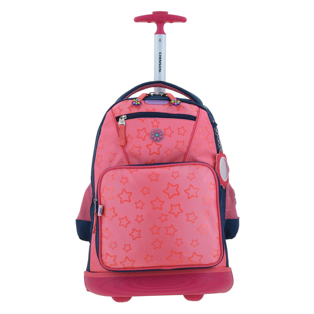 Mochila Chenson Con Ruedas Y Luces Led Para Nina Escolar Primaria Happ Cositas y Cositas