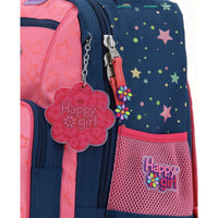 Mochila Chenson Con Ruedas Y Luces Led Para Niña Escolar Primaria Happy Girl ESTAR HG66502-9
