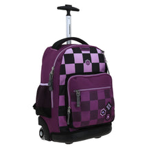 Cargar imagen en el visor de la galería, Mochila Grande de Ruedas con Luz Led Happy Girl CHESTER HG70238-3
